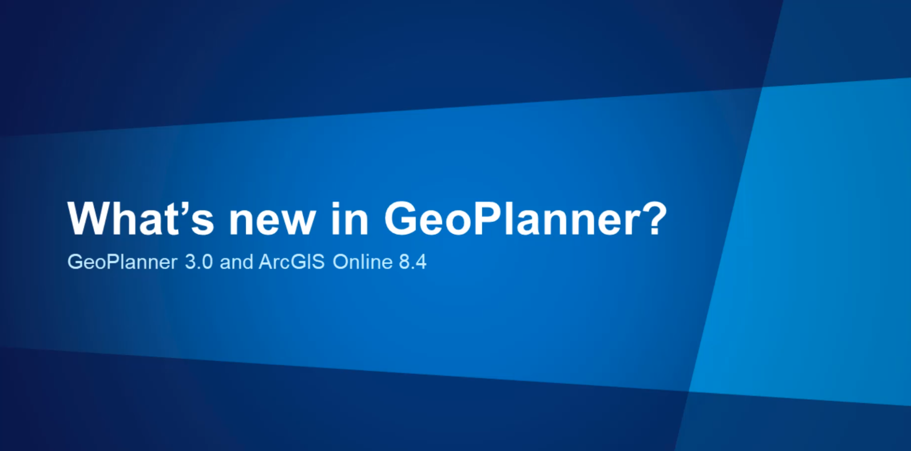 GeoPlanner 3.3 の新機能 - Esri コミュニティーで見る